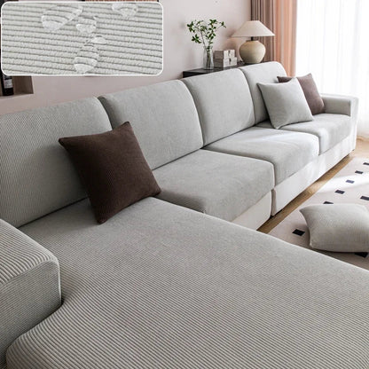 Cozy Stripe Sofa Protector