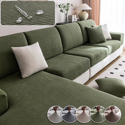 Cozy Stripe Sofa Protector