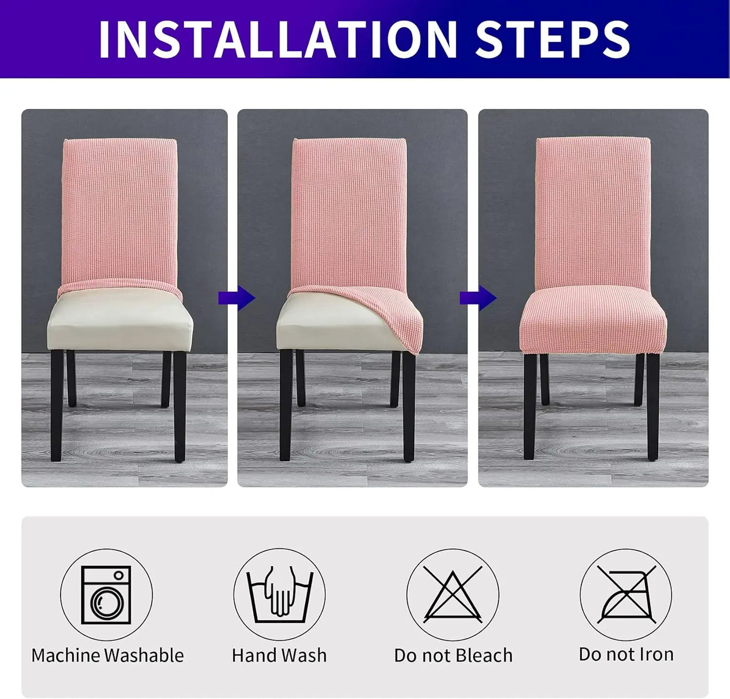 Iskix Chic Shield Dining Chair Covers