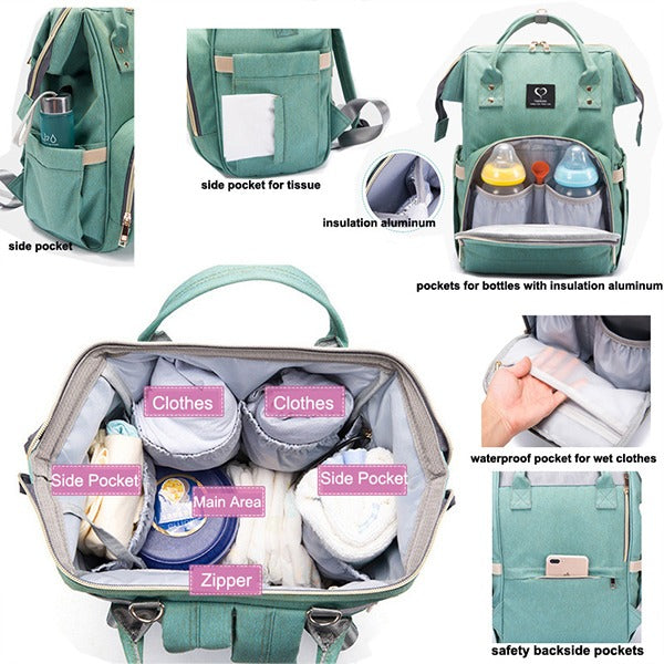 [⌛Sale] Mom Bag With Crib<br>Calming & Anxiety Reliever<br/>65$ OFF + Free Bonus Worth 297$