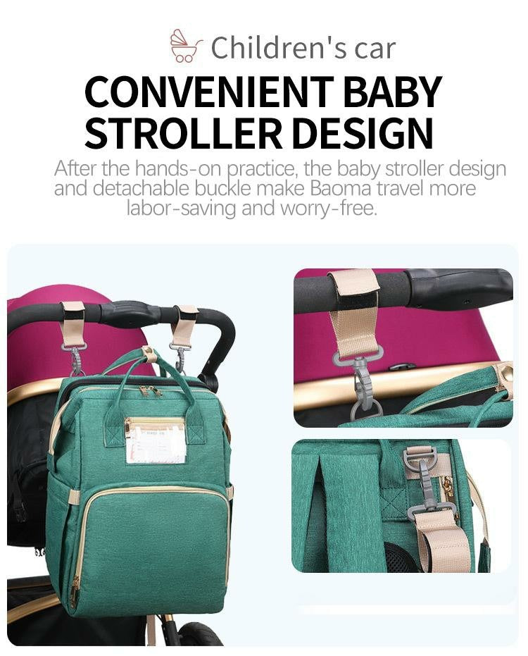 [⌛Sale] Mom Bag With Crib<br>Calming & Anxiety Reliever<br/>65$ OFF + Free Bonus Worth 297$