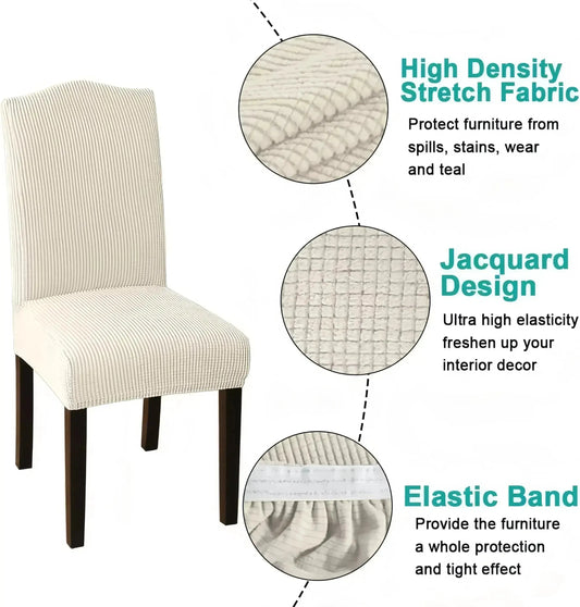 EverClean™ Modern Waterproof Stretch Dining Chair Covers