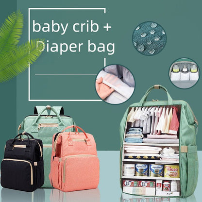 [⌛Sale] Mom Bag With Crib<br>Calming & Anxiety Reliever<br/>65$ OFF + Free Bonus Worth 297$