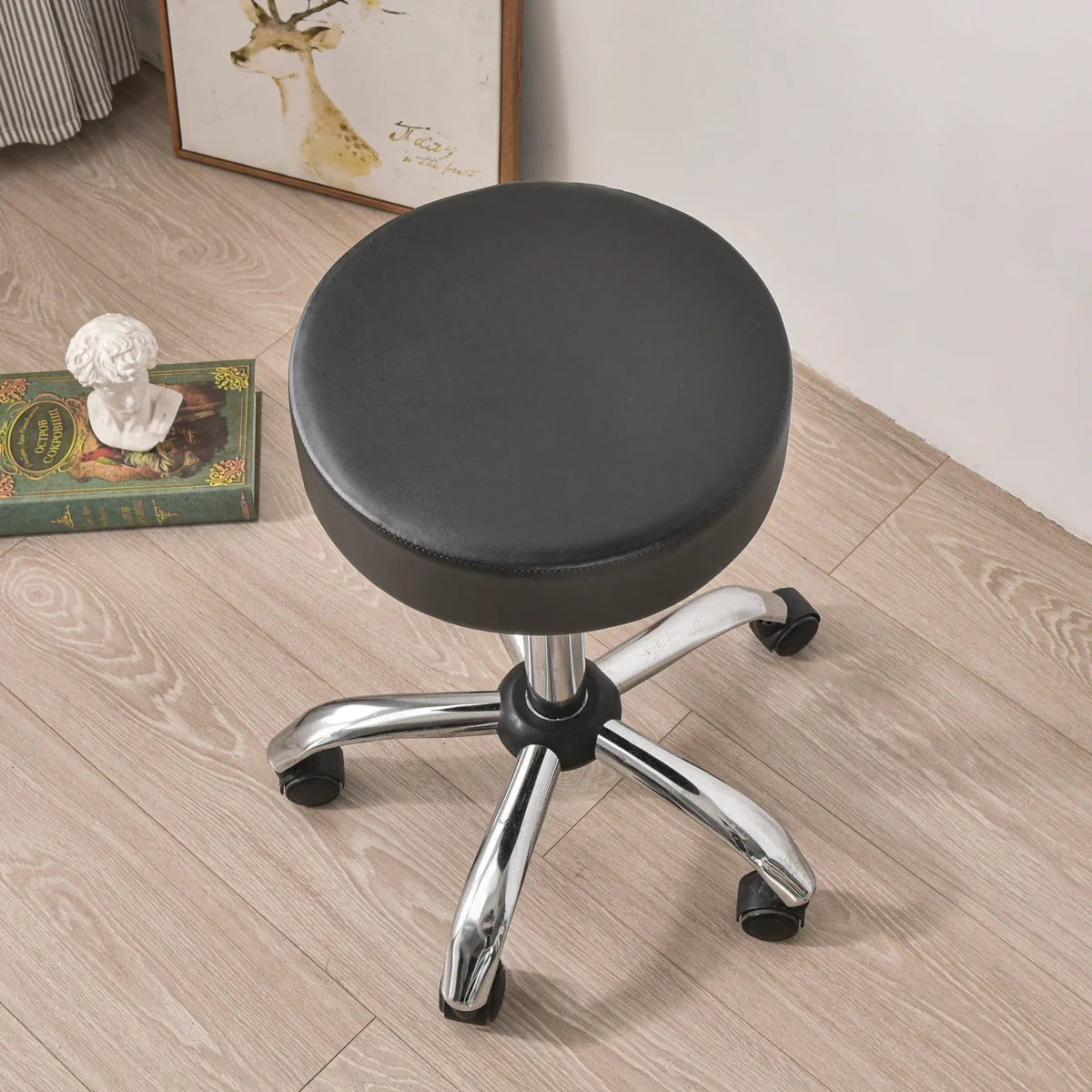 Waterproof Round Bar Stool Chair Protector