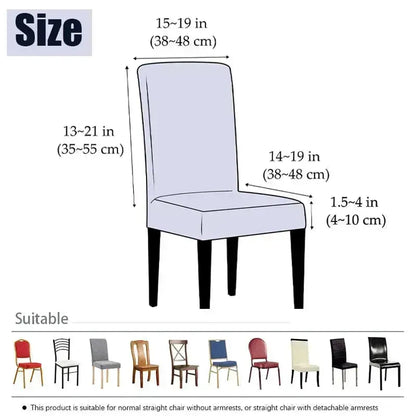 Iskix Chic Shield Dining Chair Covers