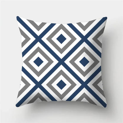 Cozy Geometric Pillow Cover