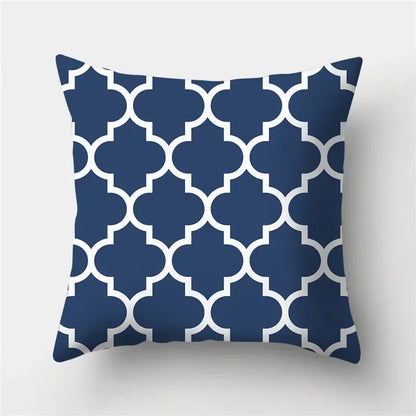 Cozy Geometric Pillow Cover