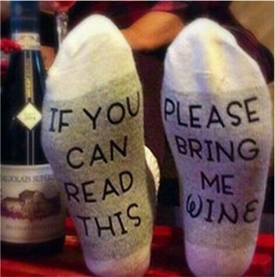 Bring Me Wine Socks